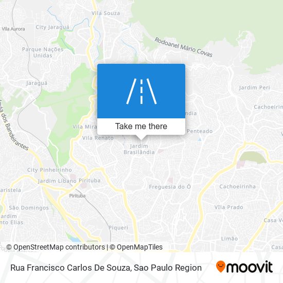 Rua Francisco Carlos De Souza map