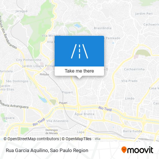 Mapa Rua Garcia Aquilino