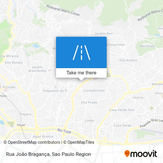 Rua João Bragança map