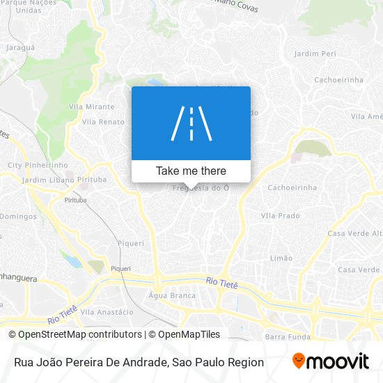 Rua João Pereira De Andrade map