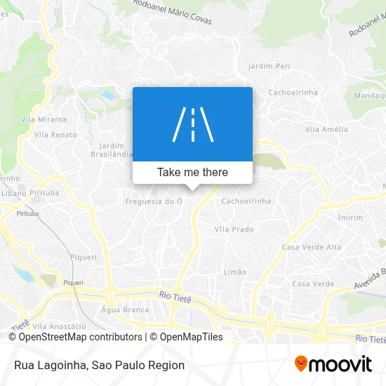 Rua Lagoinha map