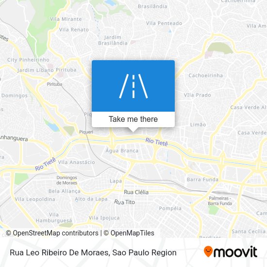 Rua Leo Ribeiro De Moraes map