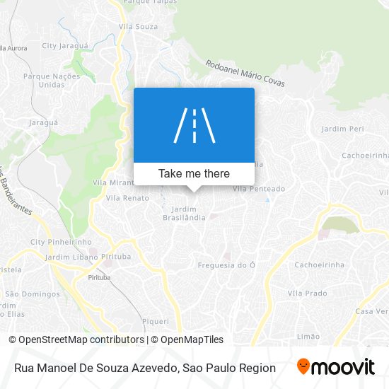 Mapa Rua Manoel De Souza Azevedo