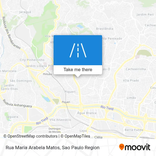 Rua Maria Arabela Matos map