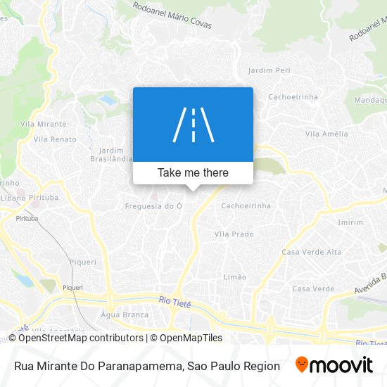 Rua Mirante Do Paranapamema map