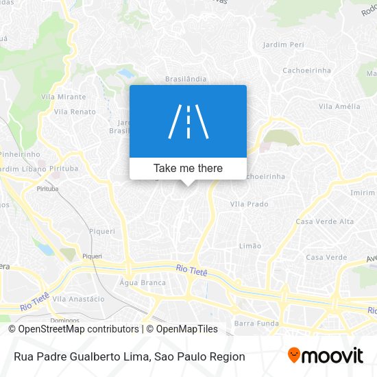 Rua Padre Gualberto Lima map