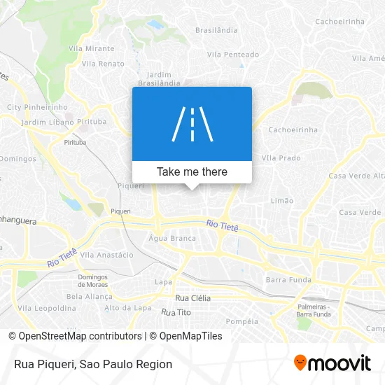 Rua Piqueri map