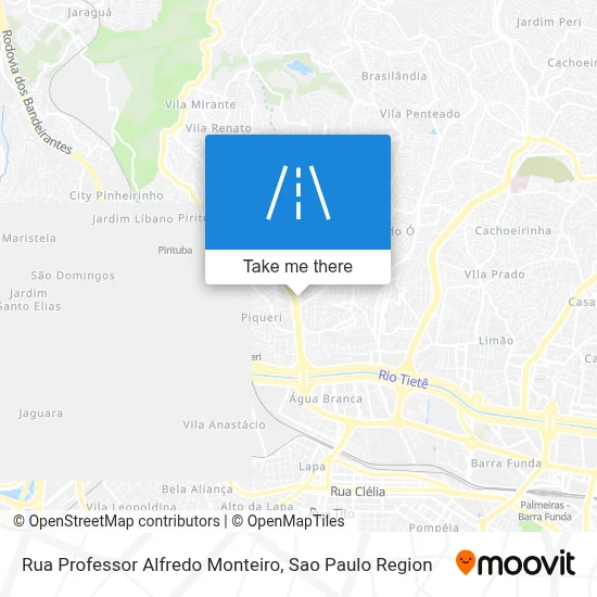 Rua Professor Alfredo Monteiro map