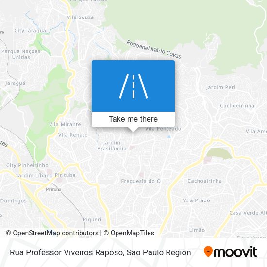 Rua Professor Viveiros Raposo map