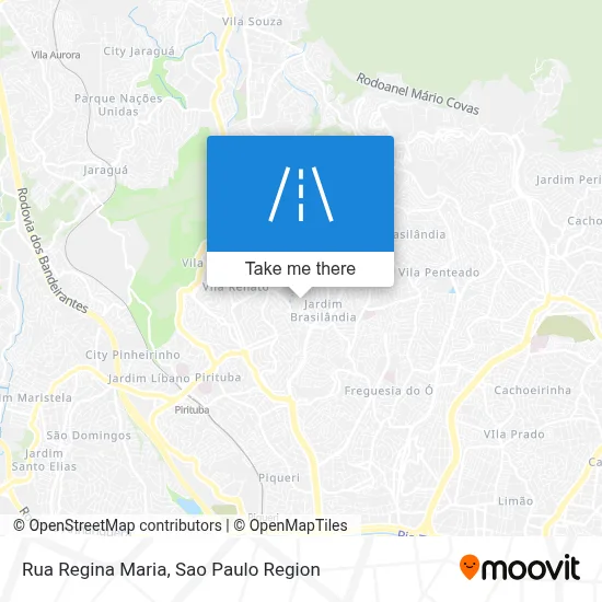 Rua Regina Maria map