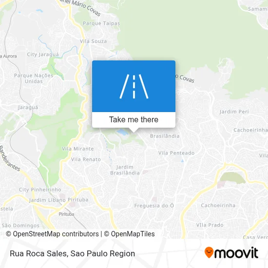 Rua Roca Sales map