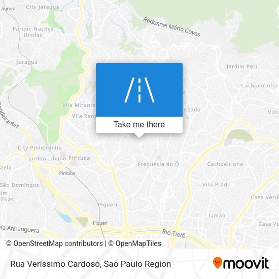 Rua Veríssimo Cardoso map