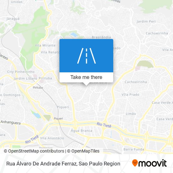 Mapa Rua Álvaro De Andrade Ferraz