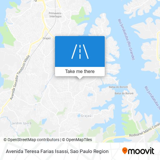 Mapa Avenida Teresa Farias Isassi