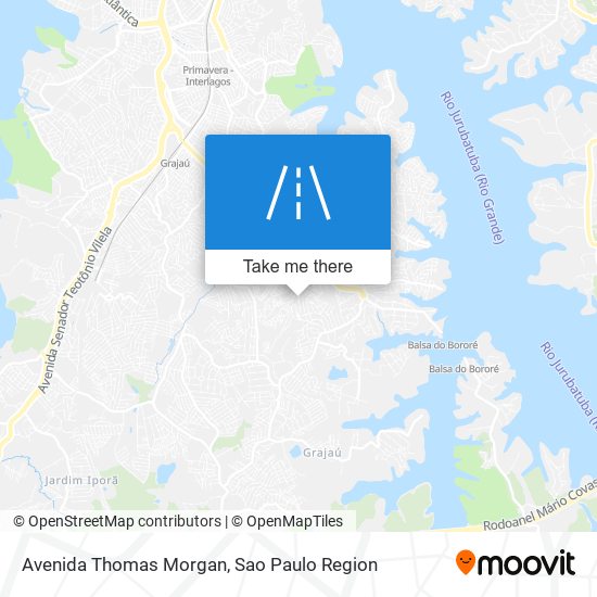 Mapa Avenida Thomas Morgan