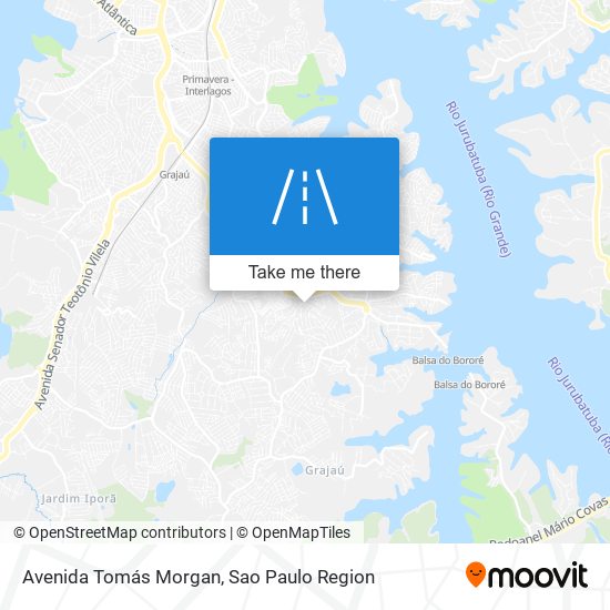 Mapa Avenida Tomás Morgan