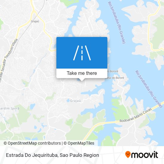 Mapa Estrada Do Jequirituba
