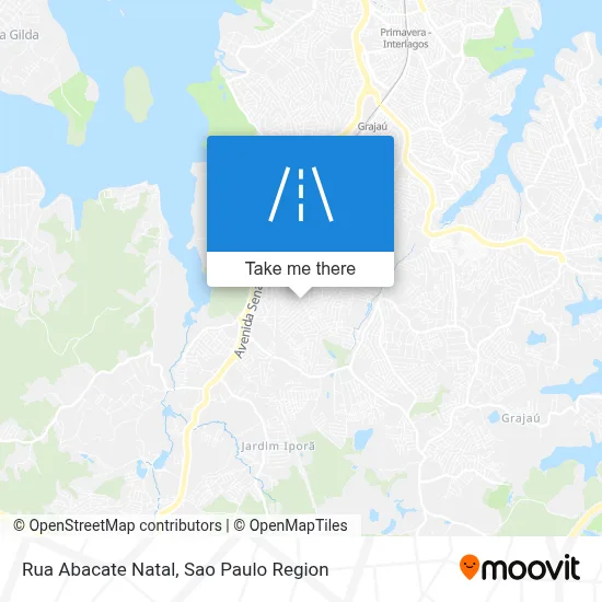 Rua Abacate Natal map