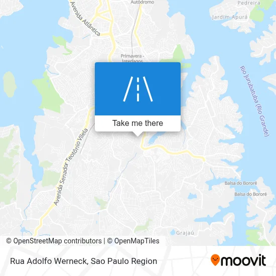 Rua Adolfo Werneck map