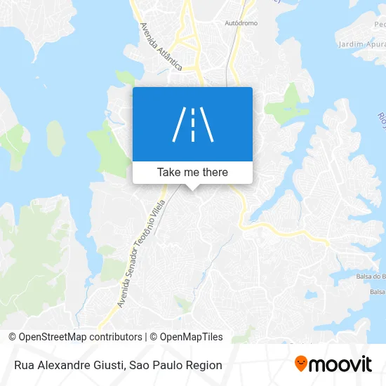 Rua Alexandre Giusti map