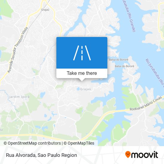 Mapa Rua Alvorada