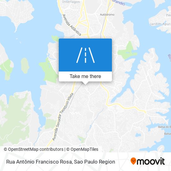 Rua Antônio Francisco Rosa map