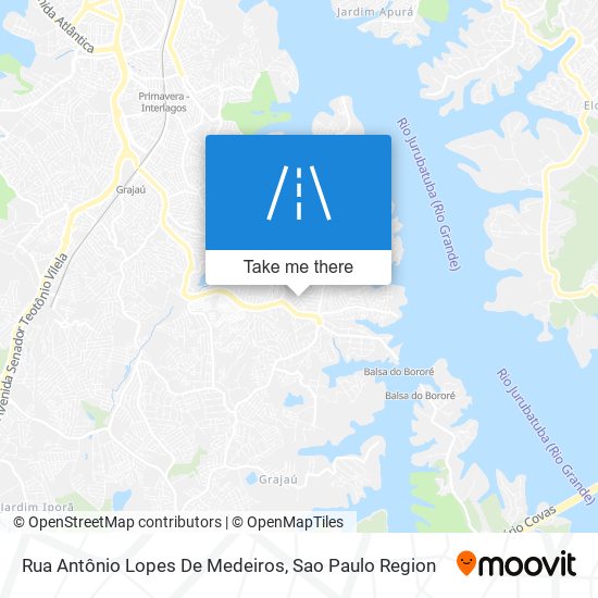 Mapa Rua Antônio Lopes De Medeiros