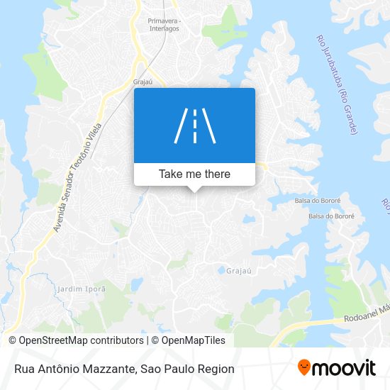 Rua Antônio Mazzante map