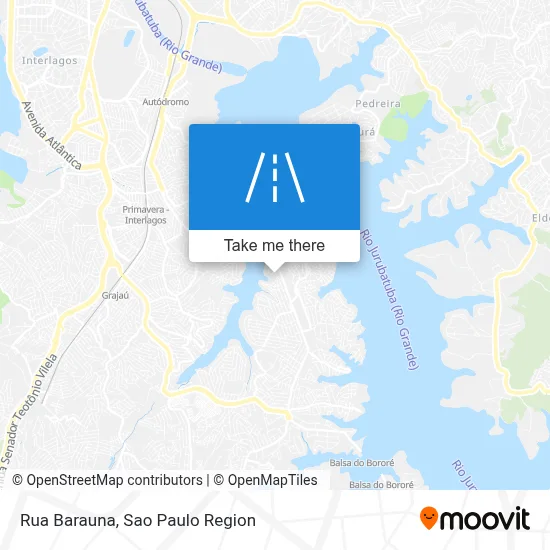 Rua Barauna map