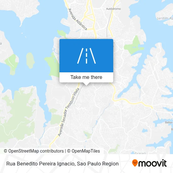 Rua Benedito Pereira Ignacio map