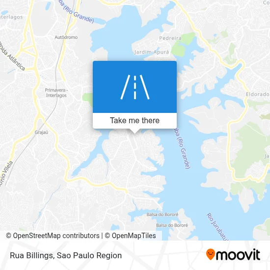 Rua Billings map