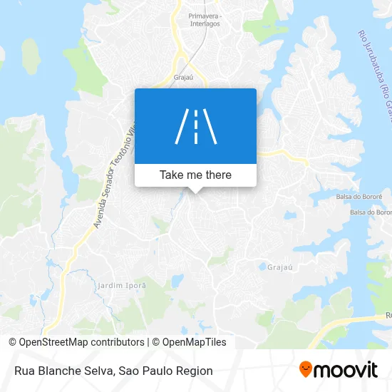 Rua Blanche Selva map