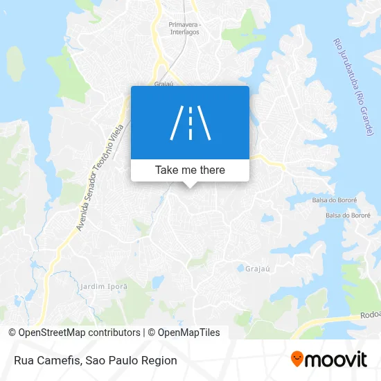 Rua Camefis map
