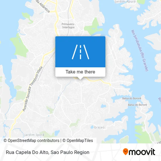 Rua Capela Do Alto map