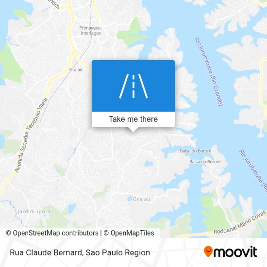 Rua Claude Bernard map