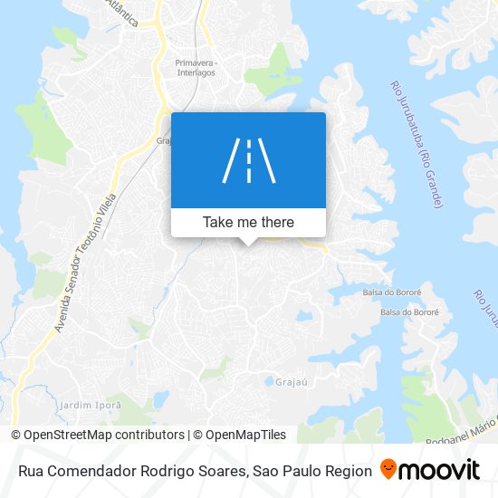 Mapa Rua Comendador Rodrigo Soares