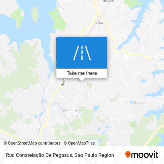 Rua Constelação De Pegasus map