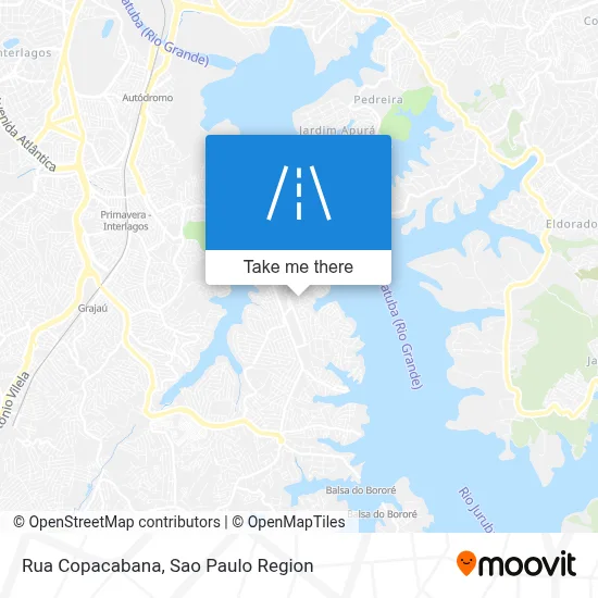 Rua Copacabana map