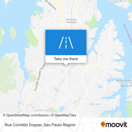 Rua Cornélio Dopper map