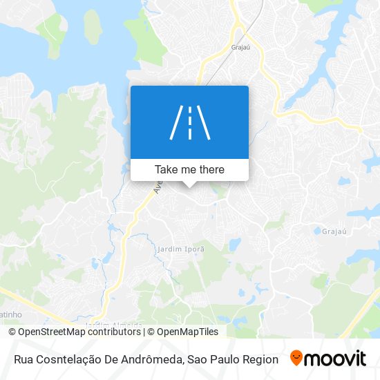 Rua Cosntelação De Andrômeda map
