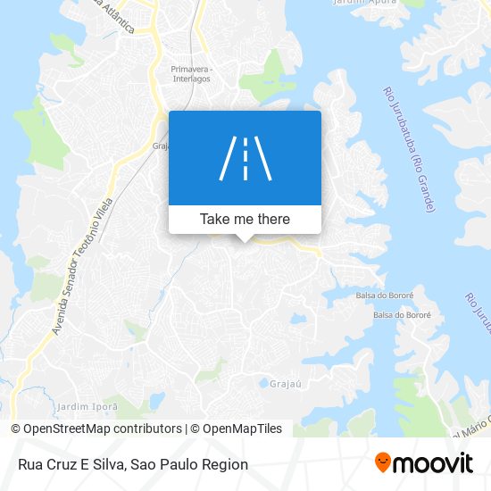 Mapa Rua Cruz E Silva