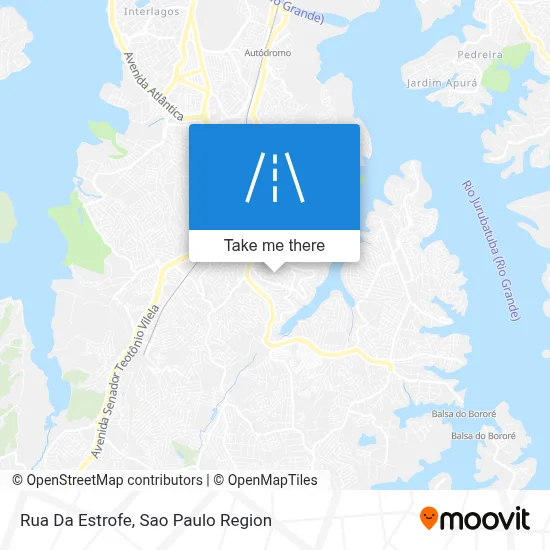 Rua Da Estrofe map