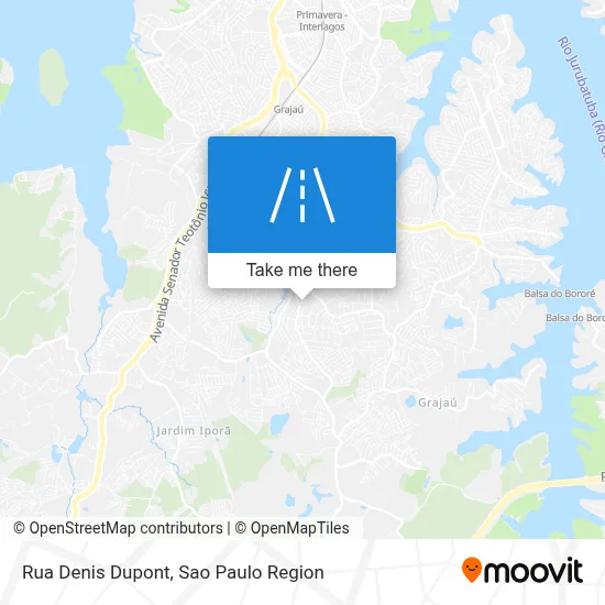 Rua Denis Dupont map