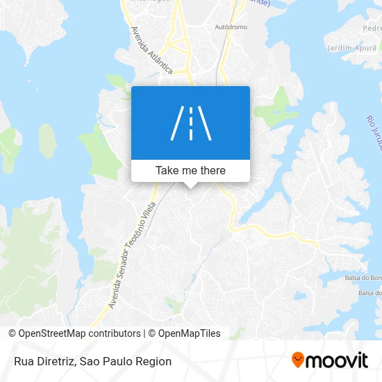 Rua Diretriz map