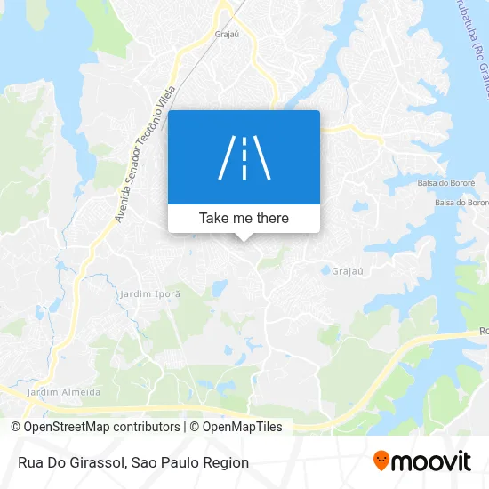 Rua Do Girassol map