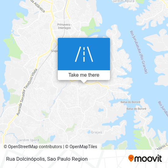 Rua Dolcinópolis map