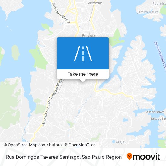 Mapa Rua Domingos Tavares Santiago