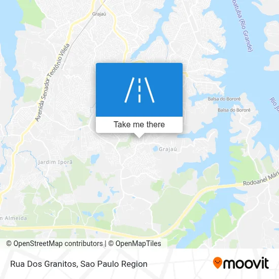 Rua Dos Granitos map
