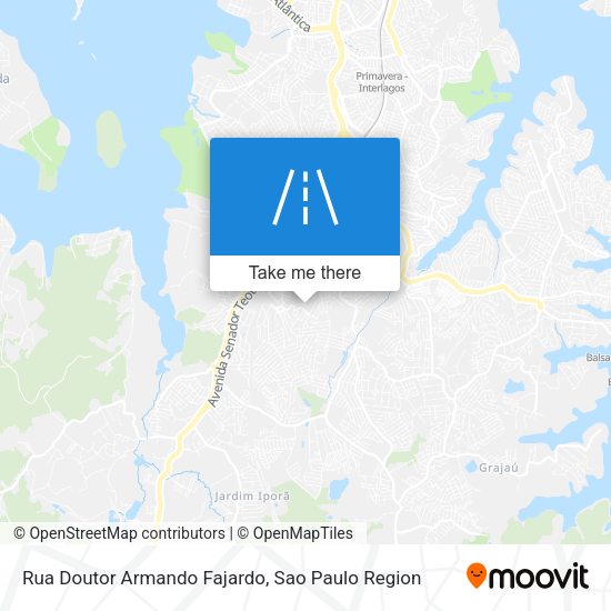 Rua Doutor Armando Fajardo map