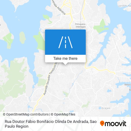 Rua Doutor Fábio Bonifácio Olinda De Andrada map